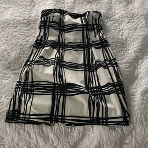 Express strapless dress